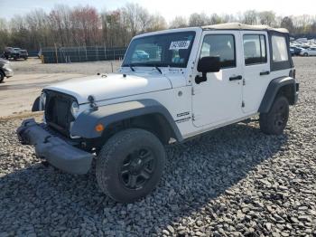  Salvage Jeep Wrangler