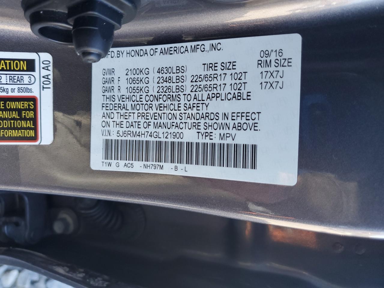 Honda Crv Exl Image 2