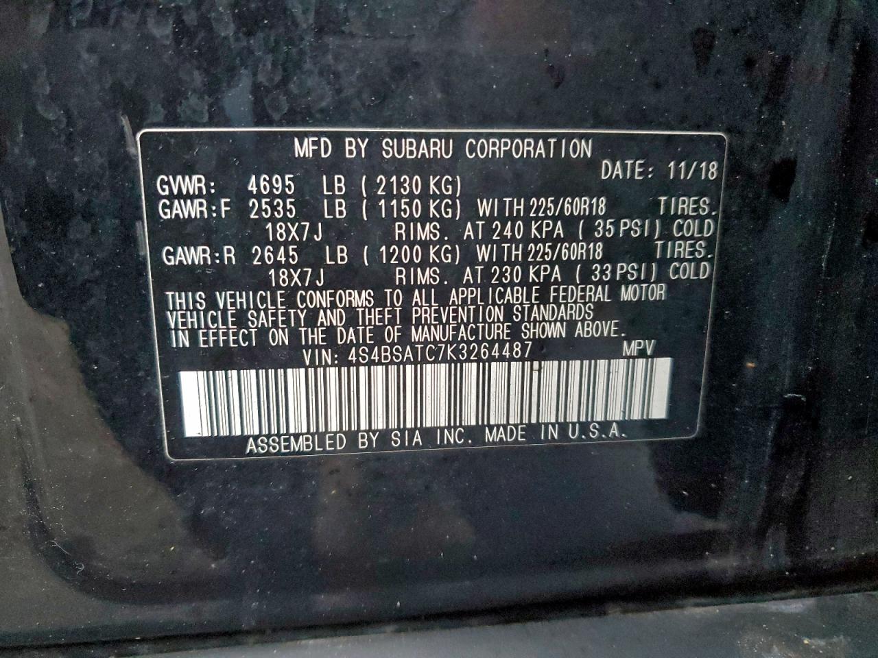 Subaru Outback Touring Image 9