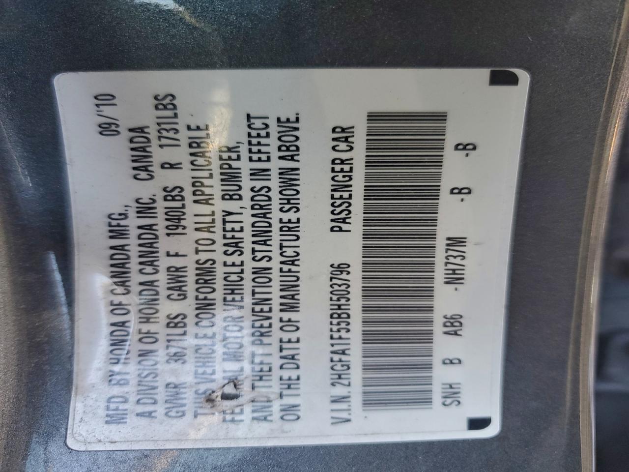 Honda Civic Lx Image 13