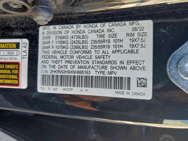 Honda Crv Touring Image 10