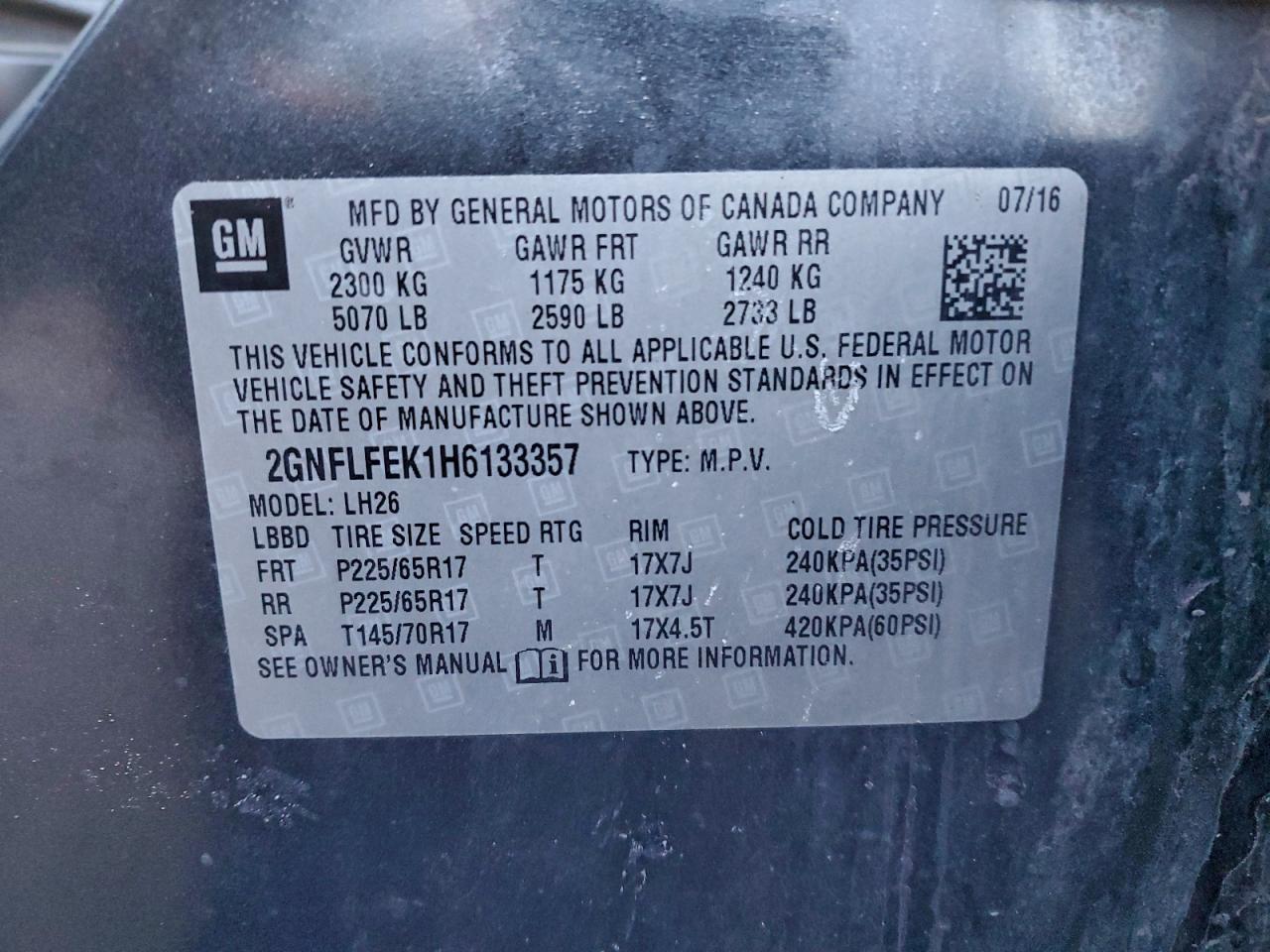 Chevrolet Equinox Lt Image 12