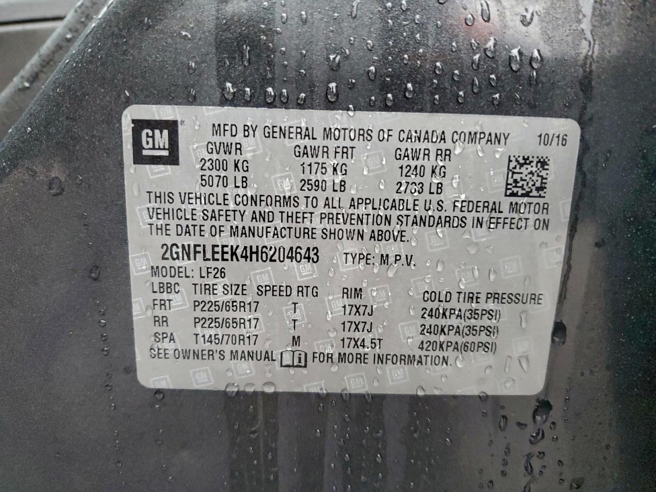 Chevrolet Equinox Ls Image 13