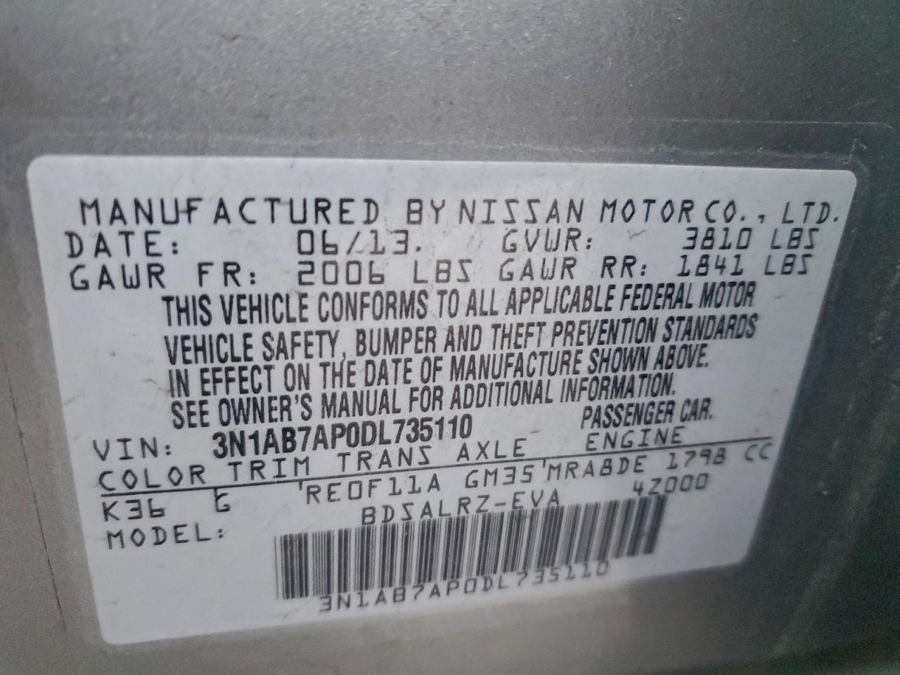 Nissan Sentra S Image 11