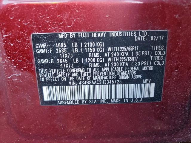 Subaru Outback 2.5i Image 6