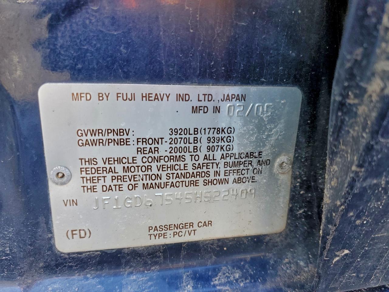 Subaru Impreza Rs Image 3