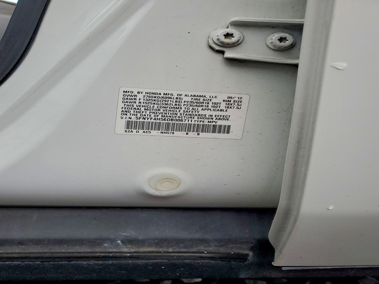 Honda Pilot Exl Image 11