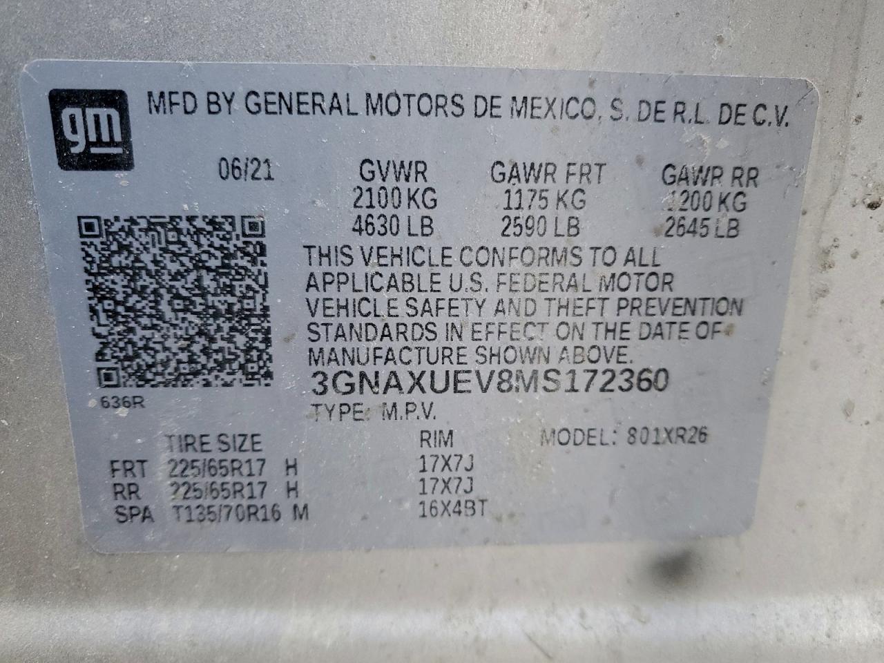 Chevrolet Equinox Lt Image 9