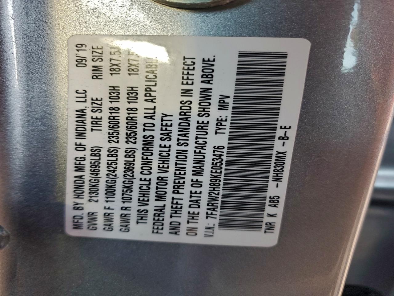 Honda Crv Exl Image 7