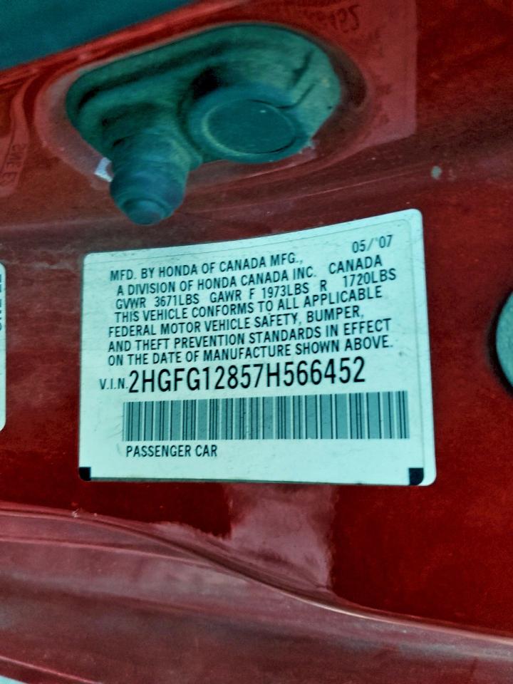 Honda Civic Ex Image 7